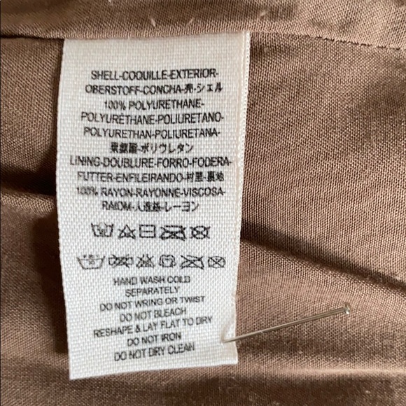 Free People Faux Leather Button Down Skirt SZ 0 - Picture 9 of 9